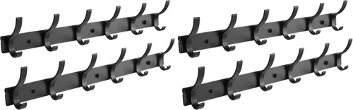 Miniatura 15 de Optish Perchero de Pared para Montar, Gancho para Abrigos de Montaje en Pared, Ganchos de Pared para Colgar, Perchero para Sombreros para Paredes