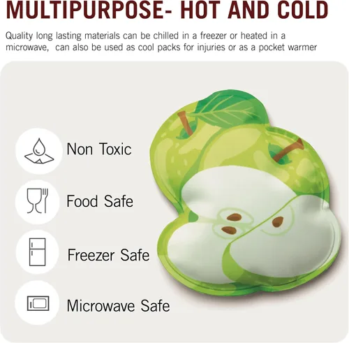 Miniatura 3 de Monkey Business Icepadz - Juego de hielo suave, bolsas de hielo reutilizables para biberones y leche materna, bolsa de hielo delgada