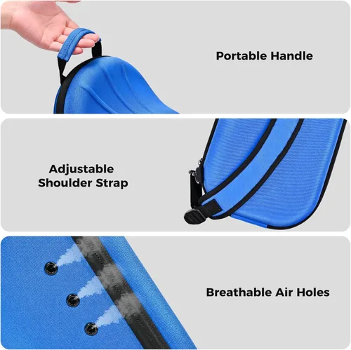 Miniatura 3 de ProCase Estuche rígido de viaje para sombreros, bolsa de transporte y almacenamiento para 7-8 gorras de béisbol, organizador de sombreros soporte