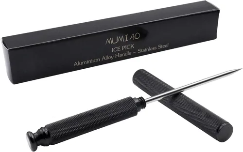Miniatura 7 de Púas de hielo con mango de aleación de aluminio, cuchillo de acero inoxidable con cubierta de seguridad, herramienta de cocina para restaurante