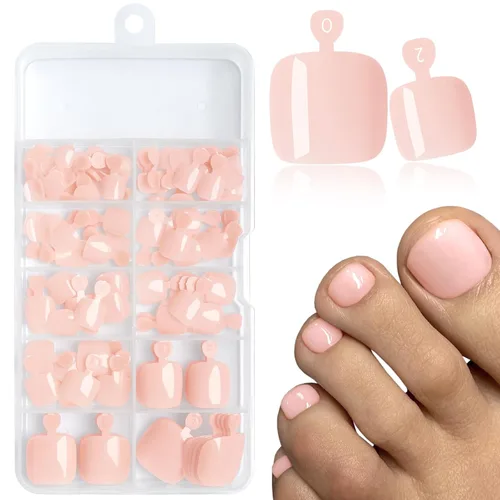 Miniatura 15 de AddFavor 120 uñas postizas a presión moradas para mujeres, uñas postizas cuadradas de cobertura completa, puntas de uñas falsas, uñas postizas
