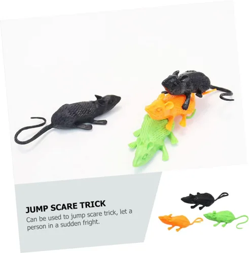 Miniatura 5 de 18Pcs Simulation Mice Halloween Props for Pranks and Decorations Realistic Fake Rat Playthings for