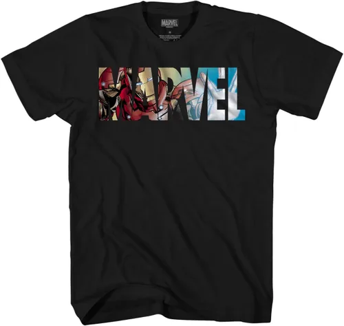 Miniatura 3 de Marvel Avengers Expressions Moods Hulk Sider-Man Iron Man - Camiseta para hombre adulto