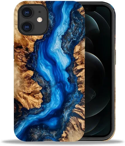 Miniatura 29 de DAIZAG Funda compatible con iPhone 11, hermoso color arena, patrón completo, carcasa rígida híbrida de plástico TPU + funda de protección