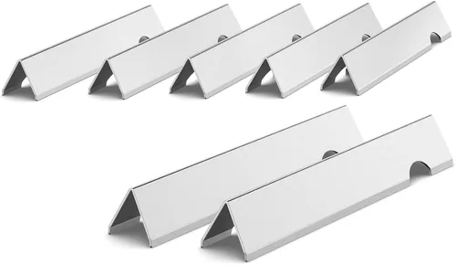 QuliMetal 66033 Barras aromatizantes para Weber Genesis II E-410/E-415/E-435, piezas de parrilla para parrillas de gas Weber GS4 Genesis II LX serie