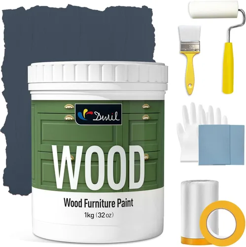 Miniatura 19 de DWIL Pintura para Muebles con Acabado Mate - Pintura para Madera de 16 Oz para Gabinetes, Puertas, Mesas y Cómodas Renovación - A Base de Agua, No