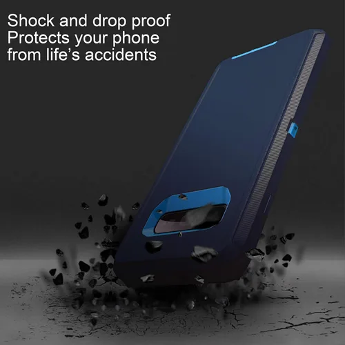Miniatura 5 de MXX Funda Defender resistente, compatible con Galaxy S10 Plus Full Armor Body Cover a prueba de golpes, parachoques integrado 3 en 1 capas híbridas