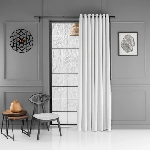 Miniatura 33 de Cortinas de lino sintético (2 paneles de 50 pulgadas de ancho x 108 pulgadas de largo, color blanco hueso)