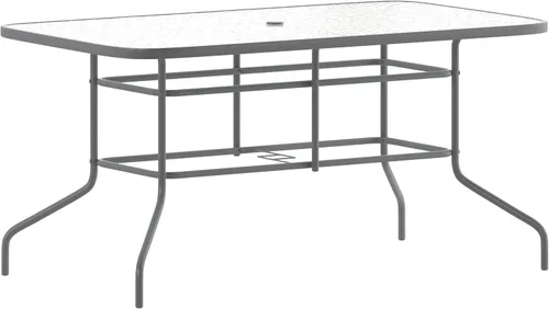 Miniatura 13 de Flash Furniture Bellamy - Mesa auxiliar redonda con marco de metal de vidrio templado para interiores y exteriores de 23.75 pulgadas