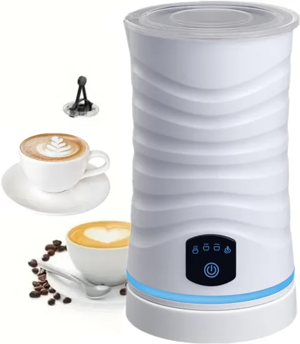 Miniatura 9 de Calentador de leche de espuma caliente y fría 4 en 1 con control de temperatura, espumadores de apagado automático para café, latte, capuchino