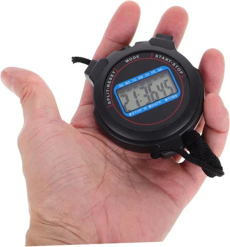 Miniatura 4 de Zerodeko Cronómetro deportivo digital de alta precisión con función de alarma de fecha para natación, correr, yoga, entrenamiento, temporizador
