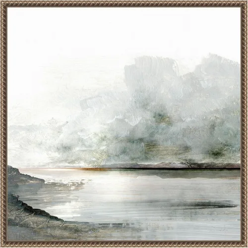 Miniatura 15 de Amanti Art Lienzo enmarcado para pared, 16 x 16 Ebb por Dan Hobday, lienzo enmarcado para pared, obras de arte de paisajes, decoración tradicional