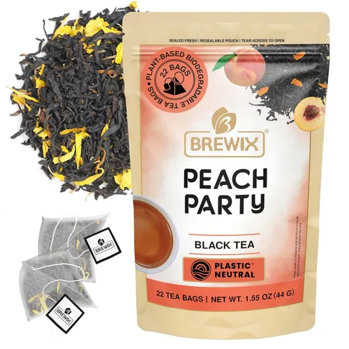 Miniatura 56 de BREWIX, Bedtime Blossom - Té suelto de hierbas (más de 50 tazas) sin cafeína y totalmente natural Mezcla relajante floral nocturna Rooibos
