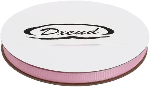 Miniatura 3 de Cinta de grogrén sólido de 25 yardas cada rollo, borde tejido 100% poliéster (1/4 pulgada, rosa)