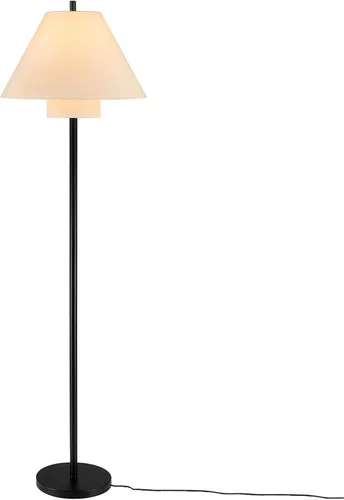 Miniatura 12 de Globe Electric Novogratz x Globe Harrington - Lámpara de pie de 65 pulgadas, base de madera sintética de 2 tonos, pantalla de tela blanca