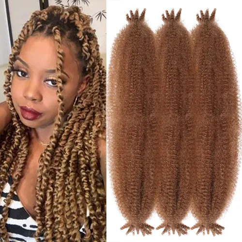 Miniatura 35 de ZRQ Cabello afro trenzado negro elástico para Butterfly Locs de 12 pulgadas, cabello trenzado de ganchillo Marley Twist preseparado, 3 paquetes