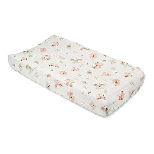 Miniatura 11 de Funda para cambiador Crane Baby, 100% exterior de sarga de algodón, temática de vida en la playa, 40.6 cm x 81.3 cm, fundas ajustadas