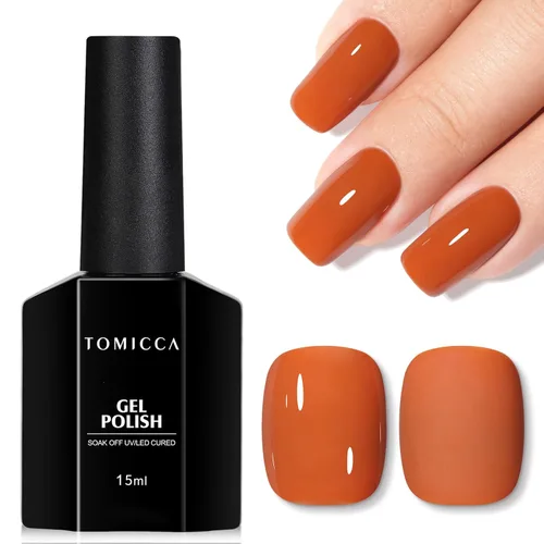 Miniatura 45 de TOMICCA Capa superior de gel mate, 0.5 onzas líquidas, acabado mate para esmalte de uñas de gel, remojar LED UV para curar de larga duración