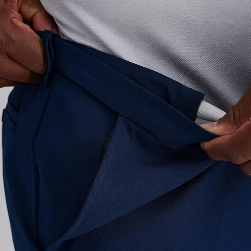 Miniatura 4 de Haggar Men's Cool 18 Pro Straight Fit Flat Front 4-Way Stretch Expandable Waist Short-Big & Tall Sizes