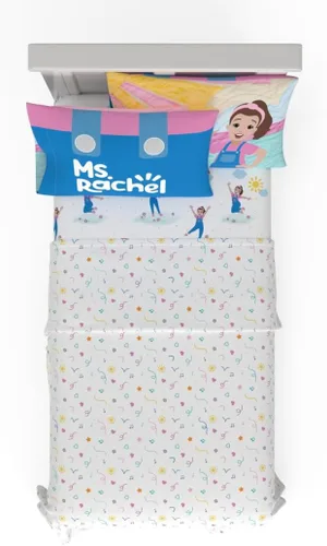 Miniatura 19 de Franco - Juego de sábanas de microfibra súper suave para niños, tamaño matrimonial, Baby Shark