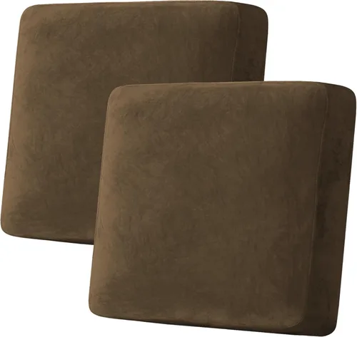 Miniatura 134 de H.VERSAILTEX Funda de cojín elástica de terciopelo para sofá, funda de cojín de felpa para cojines de silla, protector de muebles, cojín de asiento
