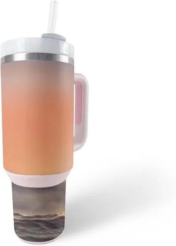 Miniatura 5 de MightySkins Skin - Vaso de vinilo compatible con Stanley The Quencher H2.0 FlowState de 40 onzas, color turquesa sólido, funda protectora, duradera