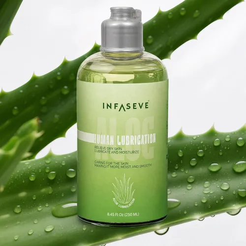 Lubricante natural a base de agua de aloe para sexo, lubricante anal, lubricante a base de agua no graso, lubricante personal respetuoso con el pH