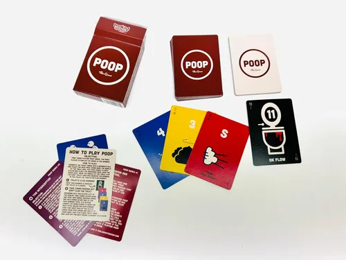 Miniatura 3 de Breaking Games Poop The Game - Juego de cartas divertido y familiar para niños de 6 años en adelante, perfecto para noches de juegos y fiestas, 2 a