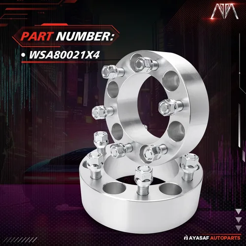 Miniatura 3 de [2 pulgadas de grosor, paquete de 4, 6 agarraderas] Espaciadores de rueda para Chevy (GMC) 1500/C2500/K2500, Tahoe/Astro/Yukon (XL)/Avalanche