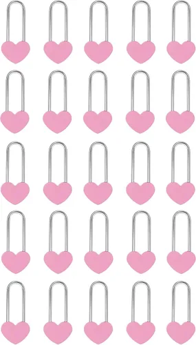 Miniatura 11 de Candado de amor VeYocilk de 3.5" 50mm en forma de corazón, candado de corazón negro para deseos de amor, ideal para bodas, San Valentín