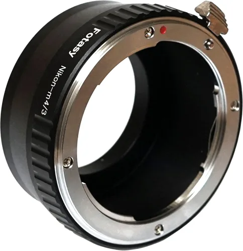 Miniatura 3 de Fotasy Adaptador Manual de Lente NK a M4/3, Montura F a MFT, Compatible con Nikon F lente Panasonic G7 G9 GF8 GF90 GH5 II GX7 GX9 GX850 G90 G91 G95