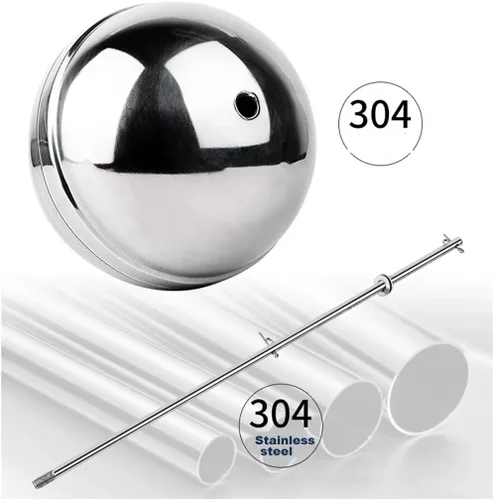 Miniatura 3 de Adjustable 304 Stainless Steel Float Ball Valve, 1/2 Inch Water Level Controller for Water Tanks and Towers(1/2inch 50mm)