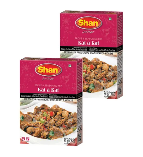 Miniatura 27 de Shan Korma Recipe and Seasoning Mix 1.76 oz (50g) - Spice Powder for Traditional Meat in Yogurt Sauce - Suitable for Vegetarians - Airtight Bag in a