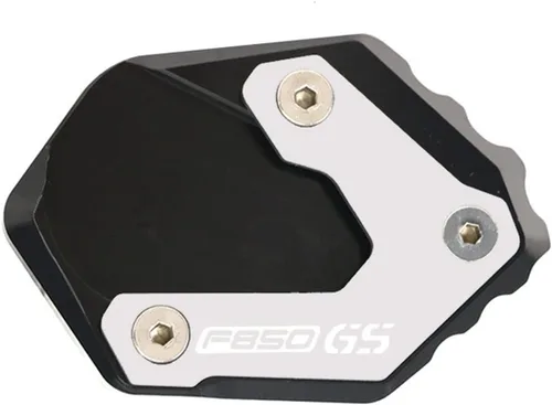 Placa de extensión de pie CNC para motocicleta, soporte lateral para BMW F850GS F750GS F 750 850 GS 2016 2018 2019 (color negro)