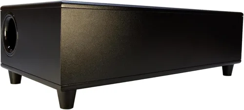 Earthquake Sound CP-8 Couch Potato - Subwoofer delgado de cine en casa de 8 pulgadas con alimentación de pico de 300 W con diseño de carcasa de