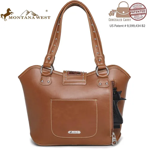 Miniatura 5 de Montana West - Bolso estilo tote occidental para mujeres, bolso de hombro con grabado. Bolsos y carteras para damas
