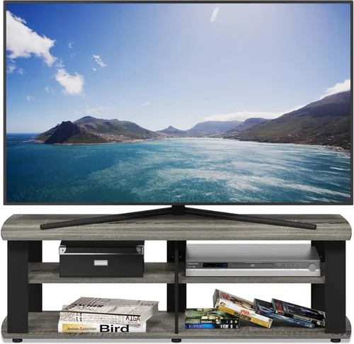 Miniatura 52 de Furinno 11191BK THE Centro de Entretenimiento Soporte para TV, Negro