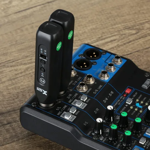 Miniatura 3 de Xvive P3 Receptor Bluetooth XLR Inalámbrico, Adaptador Bluetooth para Altavoces, Mezclador de Audio, Sistemas de Sonido, Sistemas de DJ, Recargable