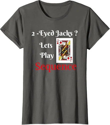 Miniatura 7 de Camiseta divertida con texto en inglés "I Have 2-Eyed Jacks Lets Play A Card Board Game