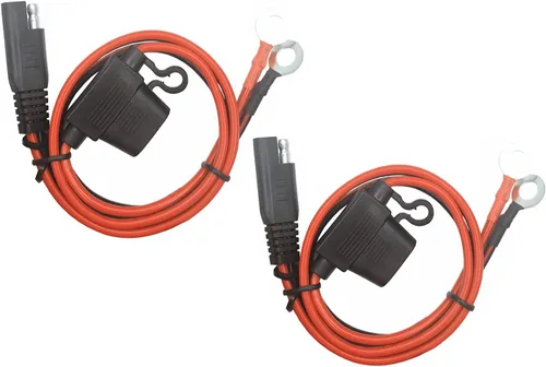 Miniatura 10 de Cable de terminal de anillo tórico – Conector SAE de 2 pies, enchufe SAE a cable de cargador de batería, adaptador de extensión de arnés de terminal