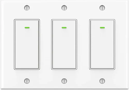 Miniatura 8 de Interruptor inteligente WiFi de pared, interruptor de luz de pared, compatible con Alexa y Google Home