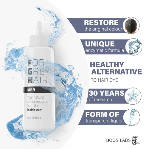 Miniatura 2 de Para cabello gris para hombres: recupera tu color de cabello original