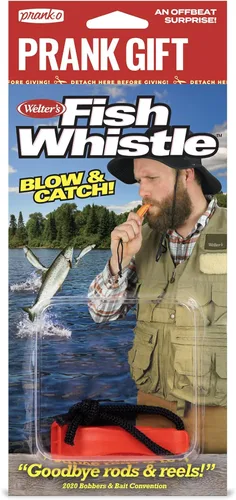Prank-O, regalo de broma de silbato de pez, regalo único perfecto para el pescador en tu vida. Regalo divertido para novio extraño, tío, papá,