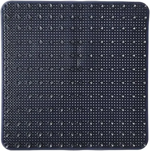 Miniatura 4 de Tapete antideslizante para bañera de 21 x 21 pulgadas, antideslizante, lavable a máquina, tapete de baño de seguridad con ventosas