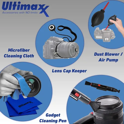 Miniatura 9 de Ultimaxx Paquete esencial + Panasonic Lumix G Vario 0.551-5.512 in f/3.5-5.6 II ASPH. Lente O.I.S. Power O.I.S. + accesorio de lente teleobjetivo