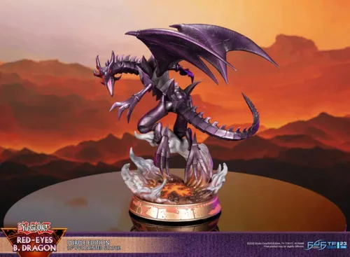 Miniatura 2 de First 4 Figures Red Eyes B. Dragon Purple Edition Estatua