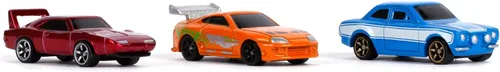 Miniatura 3 de Jada Toys Fast & Furious 1.65" Nano 3-Pack de coches fundidos a presión, juguetes para niños y adultos, multi (JAN31124)