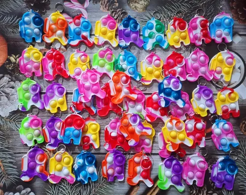 Miniatura 4 de Paquete de 30 unidades para niños, regalos de fiesta de San Valentín y regalos para estudiantes en el aula, juguetes sensoriales de burbujas