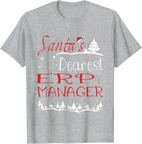 Miniatura 8 de ERP Manager Xmas Job Cute Christmas T-Shirt