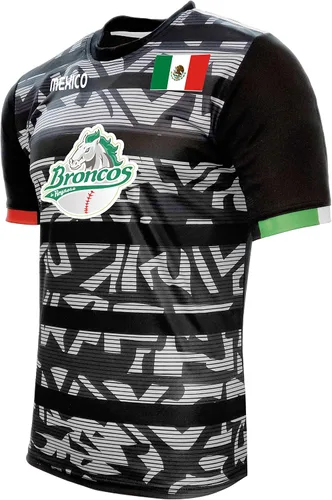 Miniatura 2 de Jersey México Broncos de Reynosa 100% poliéster, negrogris_fabricado en México